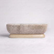 Almond Oak + Dusty Beige Shearling
