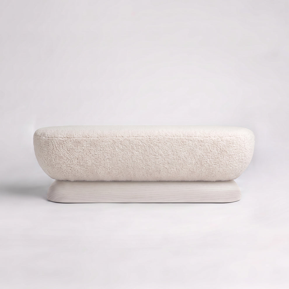 Bleached Oak + Ecru Sherpa Boucle
