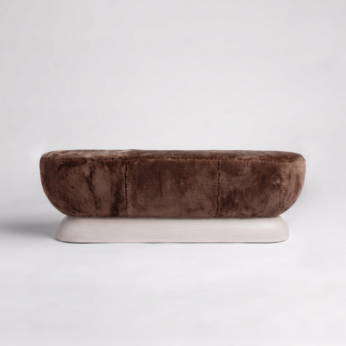 Bleached Oak + Latte Shearling