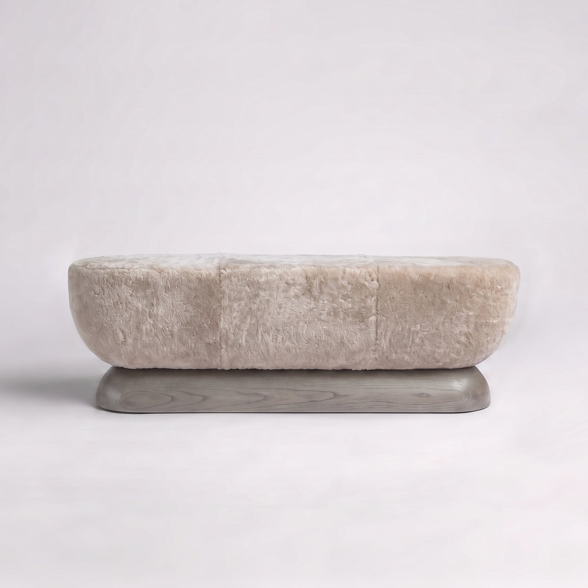 Cerused Grey Oak + Dusty Beige Shearling