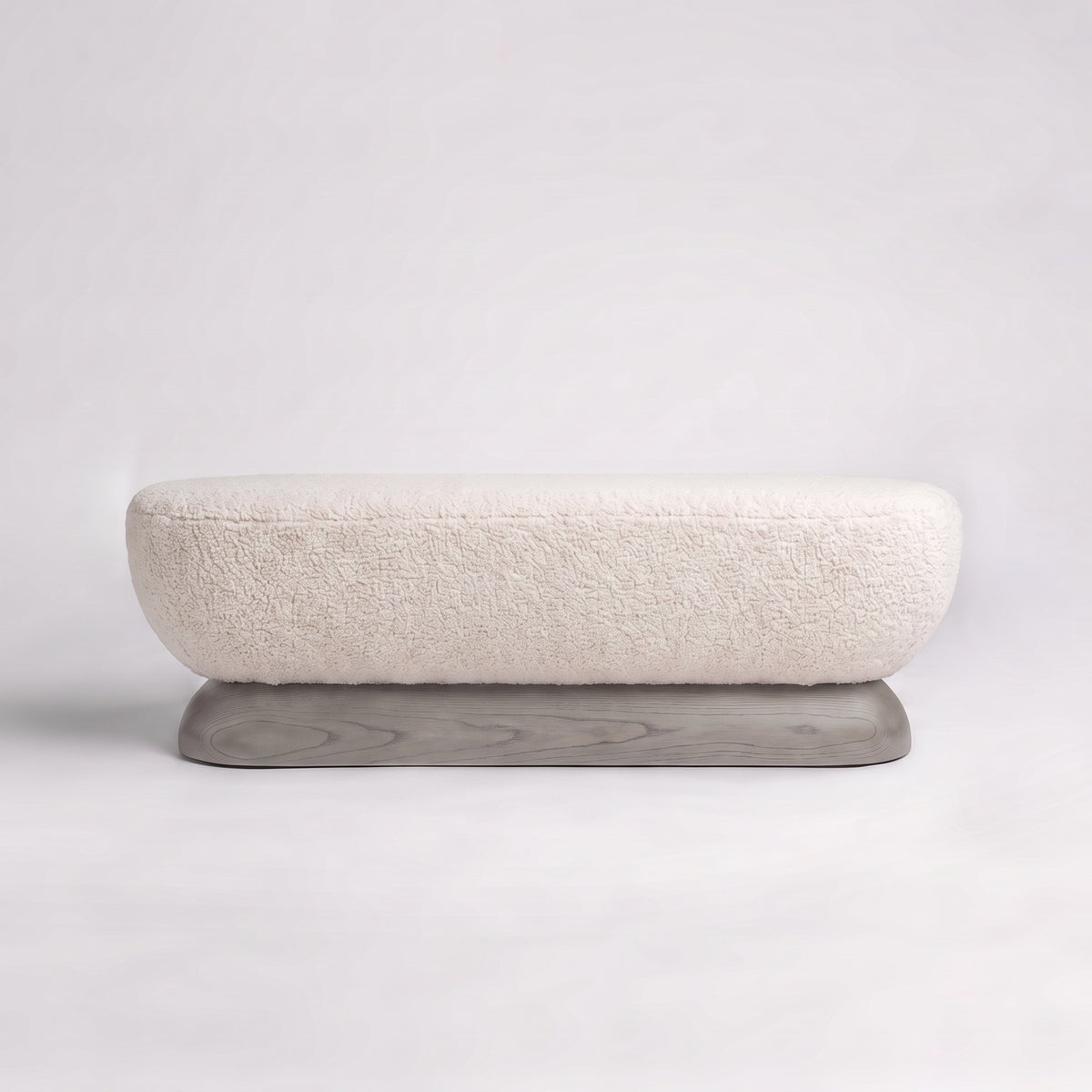 Cerused Grey Oak + Ecru Sherpa Boucle