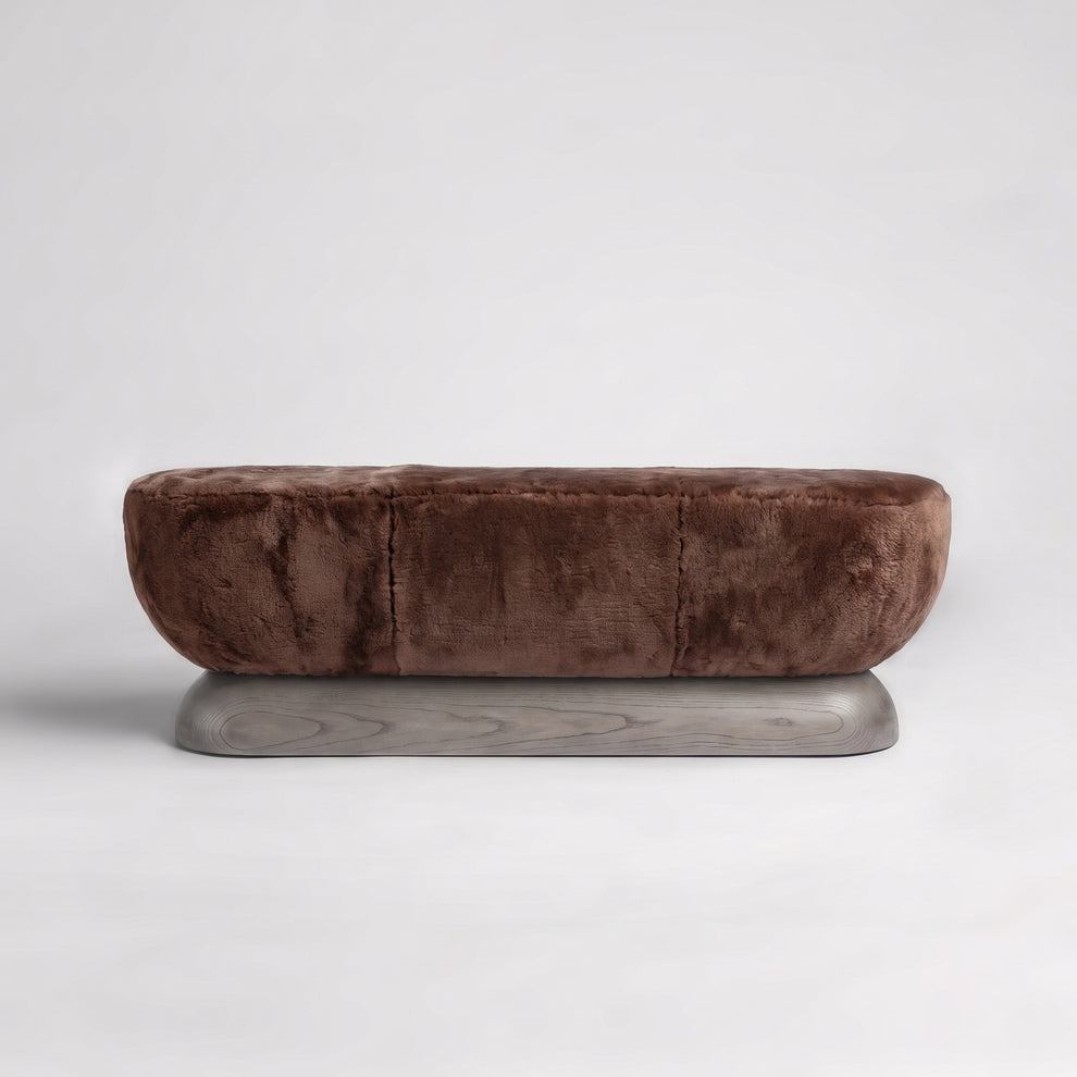 Cerused Grey Oak + Latte Shearling