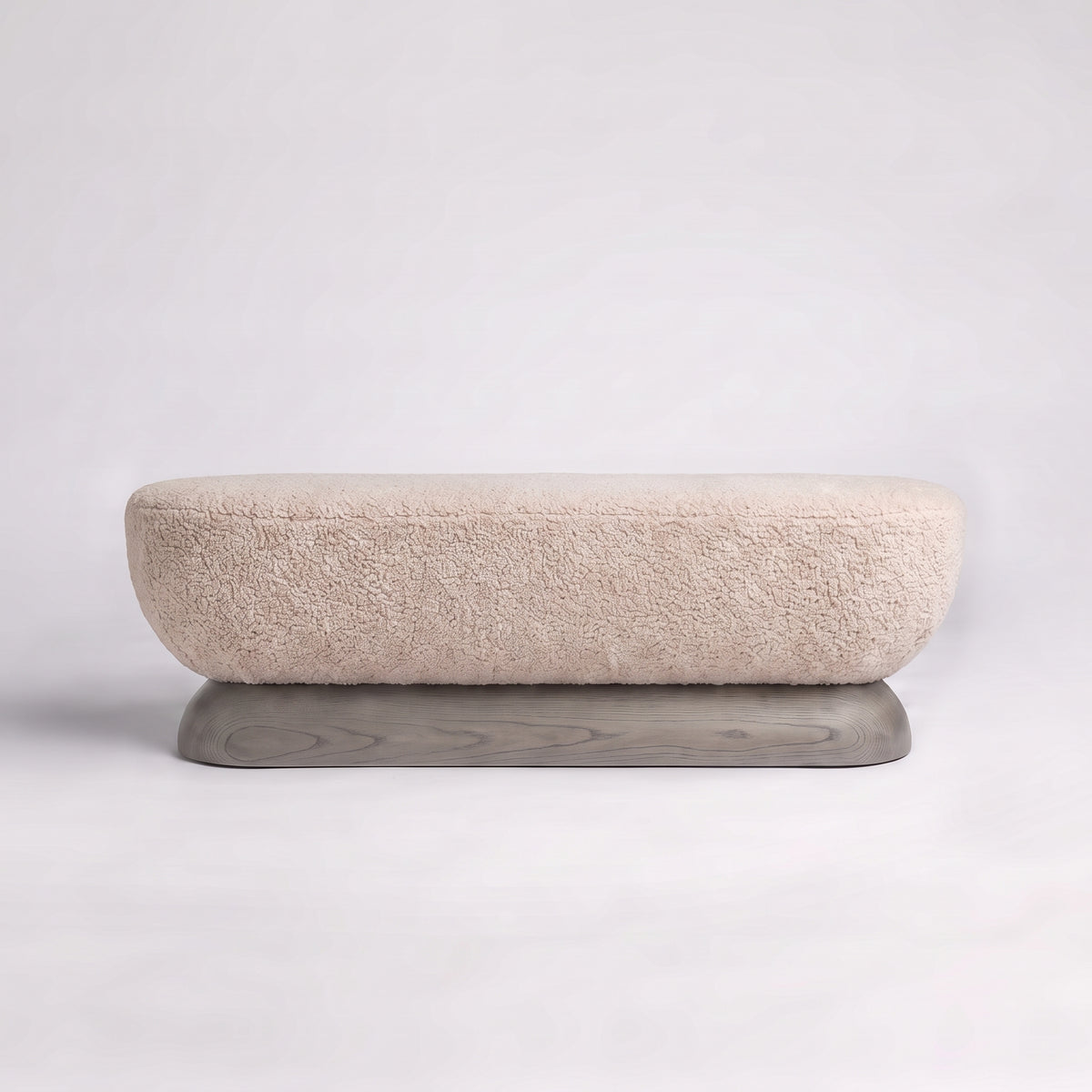 Cerused Grey Oak + Oatmeal Sherpa Boucle