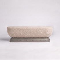 Cerused Grey Oak + Oatmeal Sherpa Boucle