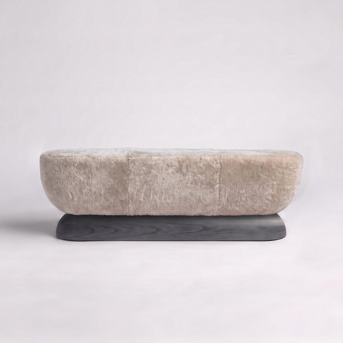 Charcoal Oak + Dusty Beige Shearling