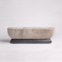 Charcoal Oak + Dusty Beige Shearling