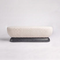 Charcoal Oak + Ecru Sherpa Boucle