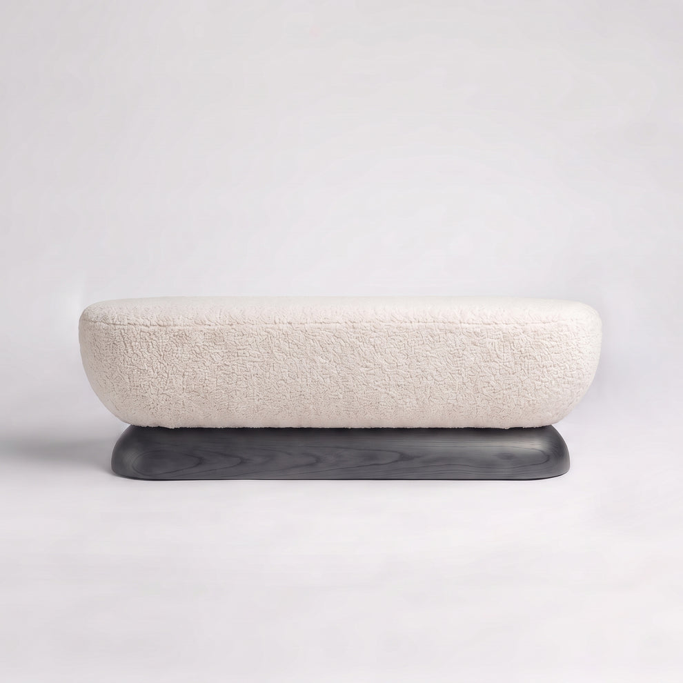 Charcoal Oak + Ecru Sherpa Boucle