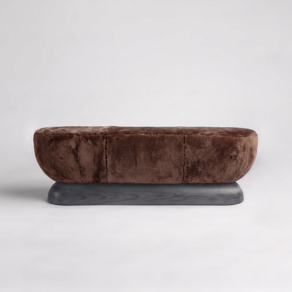 Charcoal Oak + Latte Shearling