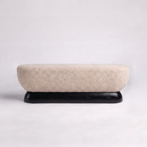 Gloss Ebony Oak + Oatmeal Sherpa Boucle