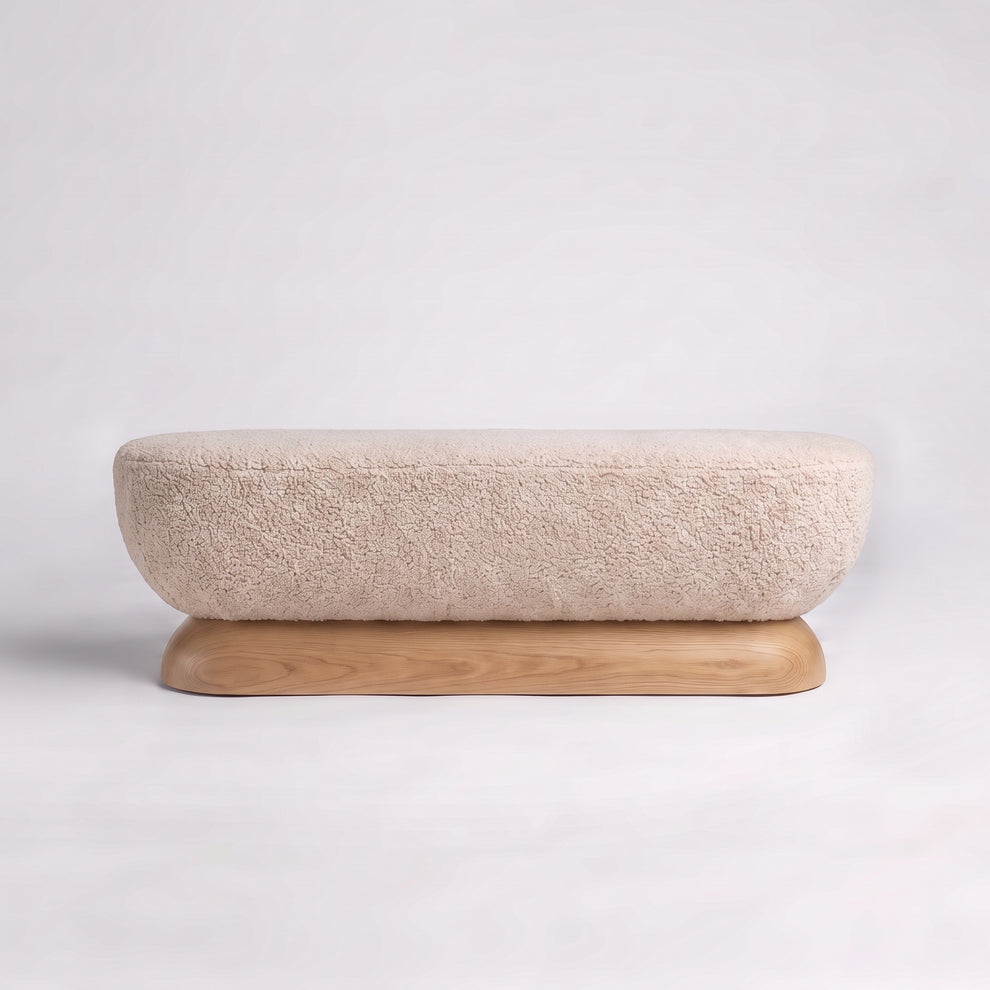 Natural Oak + Oatmeal Sherpa Boucle