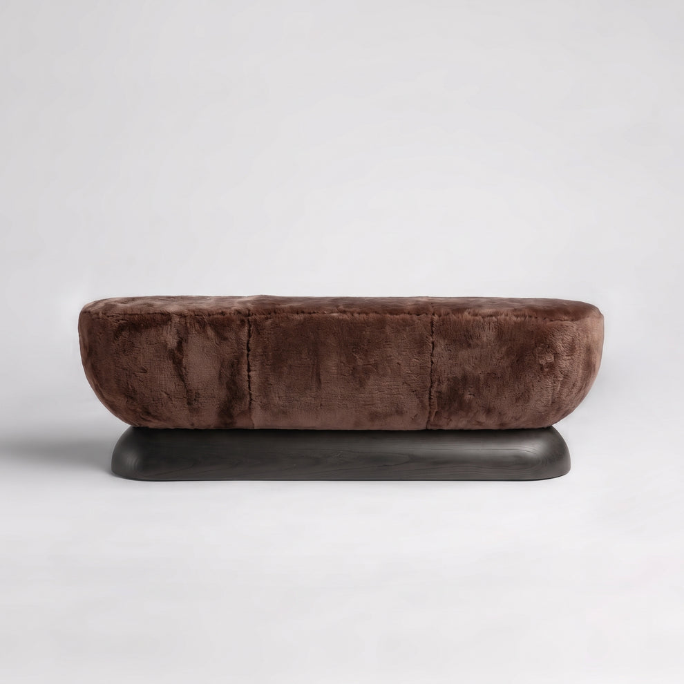 Oxidized Oak + Latte Shearling