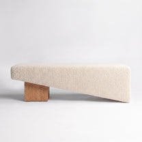 Chiseled Natural Oak + Ecru Sherpa Boucle
