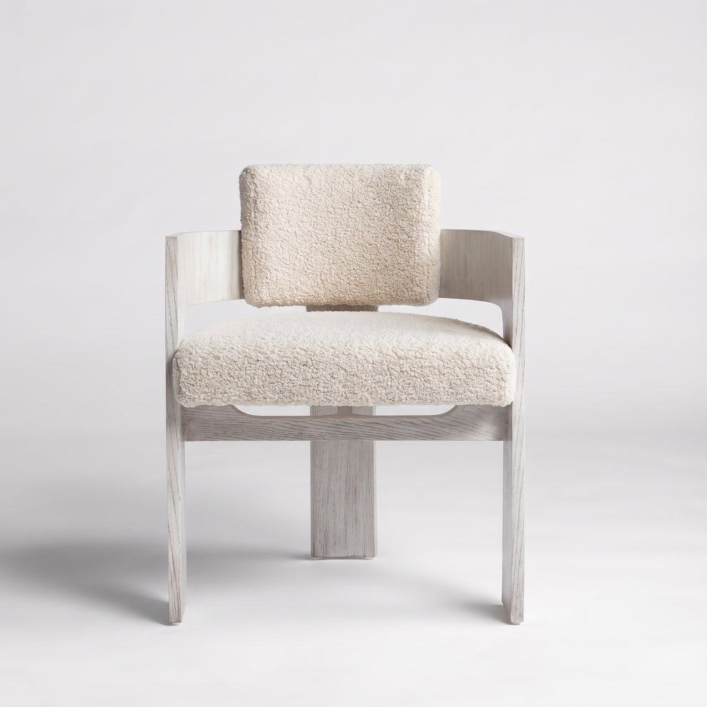 Sand Oak + Ecru Sherpa Boucle